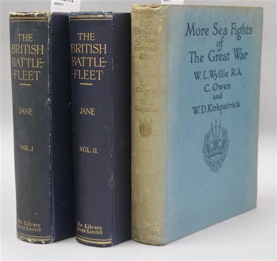 JANE, The British Battle Fleet, Library Press Ltd, 2 vols, 1915 and another book,